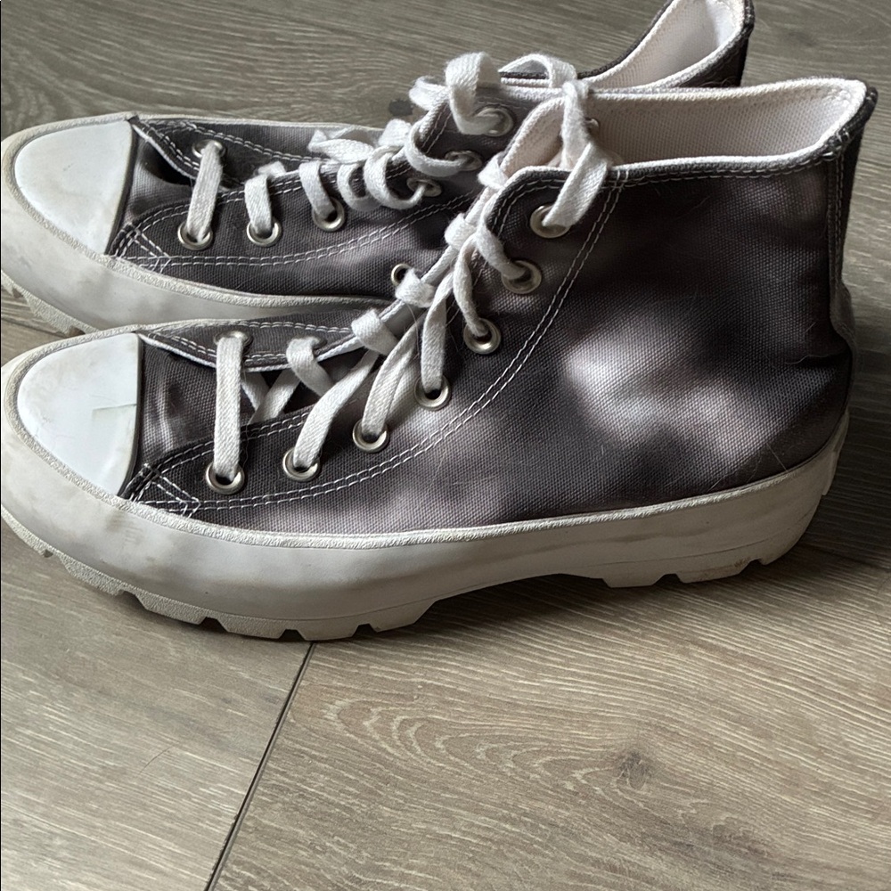 Converse Black and White High-Top Sneakers